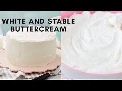 How to make WHITE buttercream recipe ||White Buttercream Icing for cake decorating