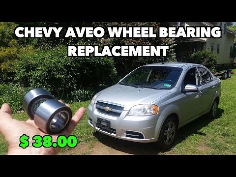 Chevy Aveo 2002-11(Both) Front Wheel Bearing Replacement. It was NOT fun to replace ;(