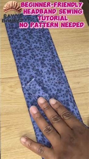 Beginner-friendly headband sewing tutorial—no pattern needed #goviral