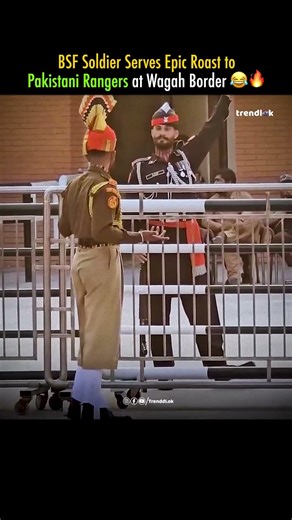 BSF Jawan’s Savage Wagah Moment Leaves Pakistani Rangers Stunned 🔥
