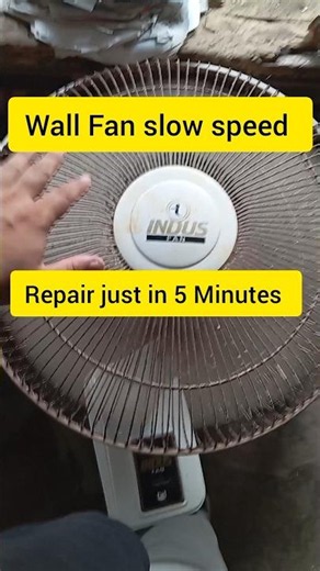 Wall Fan Slow Speed Kaise Badhaye #tech #fanspeed #learning #electrical #foryou #fanrepair #viral