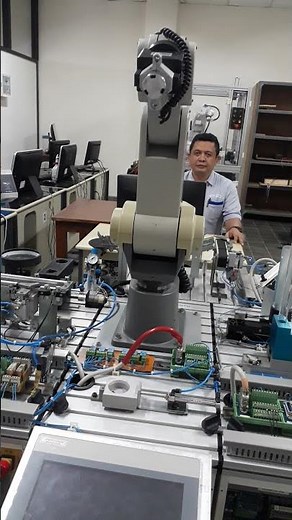 Mitsubishi RV-M1 Robot in Action