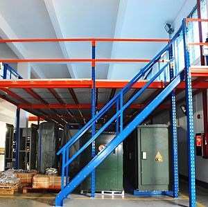 [Hot Item] Modular Steel Mezzanine Floor System Customizable Warehouse Storage Rack