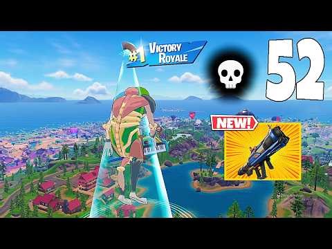 52 Elimination Solo Vs Squads/squads "Zero Build" Gameplay Wins (NEW Fortnite Chapter 7 Season 1 PC)