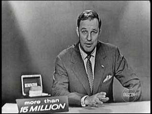 Remington Shaver Commercial "15 million sold" 1955