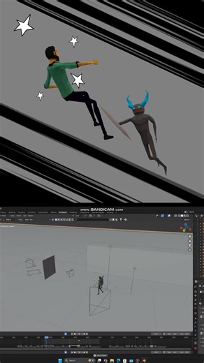 part 4 fight scene blender demo animation