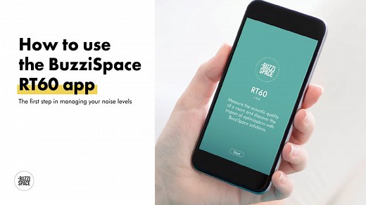 How to use the BuzziSpace RT60 app