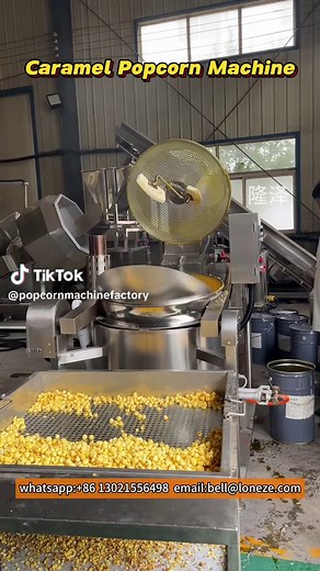 Caramel Flavor Industrial Gourment Gas Heating caramel Popcorn Making Machine Our popcorn machine can directly make different flavors popcorn, such as chocolate, sweet, salty, fruit, etc. #caramelpopcorn #popcornmachine #popcorn #popcorn🍿 #popcornkettle #popcorntime#popcornmakingmachine