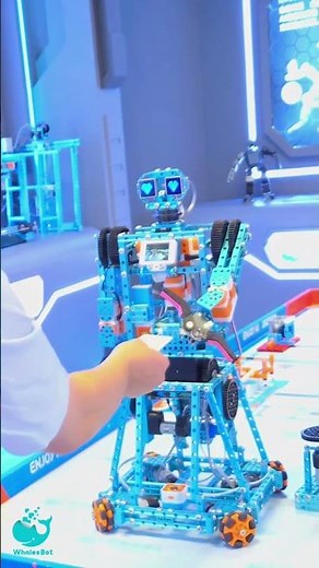 WhalesBot Wobot Series - Build & Code Your Own Card-Distributing Robot!