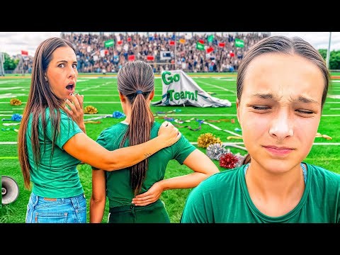 CHEERLEADER HAD a SCARY FALL!