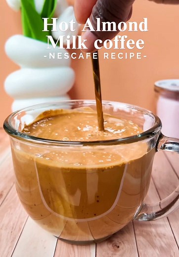 Easy Almond Milk Hot Coffee Recipe Using Nescafe