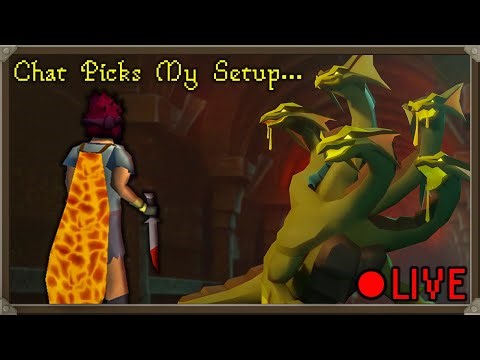 🔴OSRS | CHAT Picks My Setup For Hydra! | !discord !commands🔴
