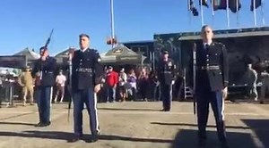 1.7K reactions · 199 shares | #TBT to members of the United States Army Drill Team showcasing teamwork and precision as they performed a ceremonial routine with bayonet-tipped 1903 Springfield rifles before a packed crowd of racing fans at the NHRA Auto Club Finals in Pomona, Calif. Communication and teamwork are as crucial to these daring routines as they are for races to be won. Tell us about a time when communication and teamwork were crucial to your success. | GoArmy | Facebook