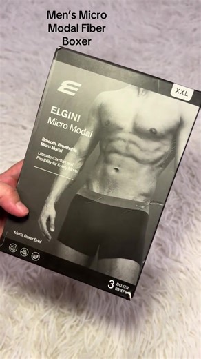 Elgini Men's Boxer Briefs for Comfort