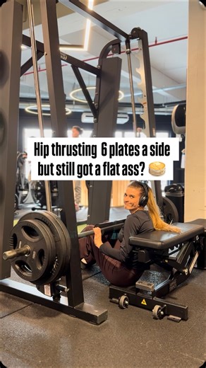 Claire Asselborn | 🇱🇺 IFBB Bikini Pro on Instagram: "Don't let the weight control you, control the weight instead For a long time, I treated the hip thrust (and nit just the hip thrust) like a numbers game. More weight, more plates, more ego. The result? Less glute engagement and more stress where it didn’t belong. The hip thrust isn’t (just) about how much weight you can move, it’s about how well you can CONTROL it. Upper back stable on the bench, ribs down, chin tucked. Drive through the hee