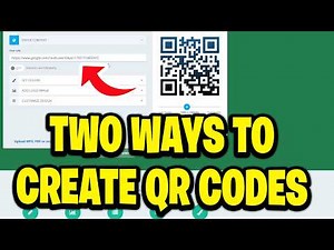 Two Ways To Create QR Codes | Free QR Code Generators