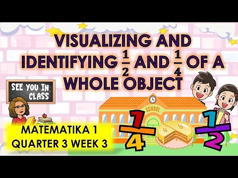 MATH GRADE 1 Q3 W3 VISUALIZING AND IDENTIFYING ONE-HALF AND ONE-FOURTH OF A WHOLE OBJECT