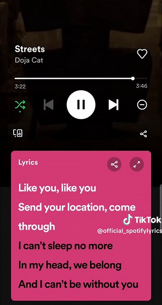 Streets - Doja Cat #lyricsvideo #lyrics #liriklagu #fyp #fypシ #fypシ゚viral #spotify #spotifylyrics #dojacat #streets