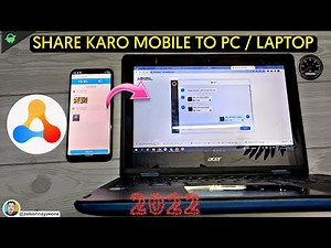INSTANTLY FILE SHARE WITH MOBILE TO PC OR LAPTOP