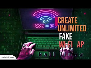 create unlimited fake Wi Fi using Kali Linux | Create fake Wi-Fi APs | Hacking