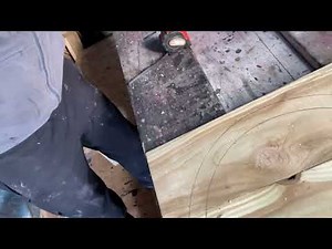 DIY round window frame