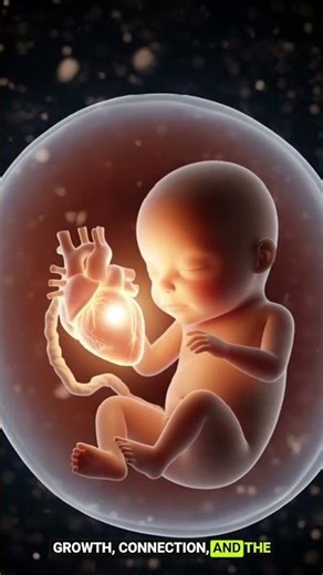 30 Seconds to Witness the Miracle of Life 💞 3D Fetal Heart & Baby in Womb Animation