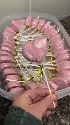 Heart Shaped Cherry Chip Cake Pops Tutorial