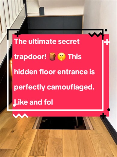 Hidden Floor Trapdoor: Perfectly Camouflaged Secret Entrance