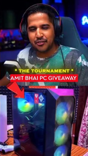 Amit Bhai Ka Dil Dekho... Apna PC De Diya Fans Ko 😭❤️" @DesiGamers_ #freefire #shorts