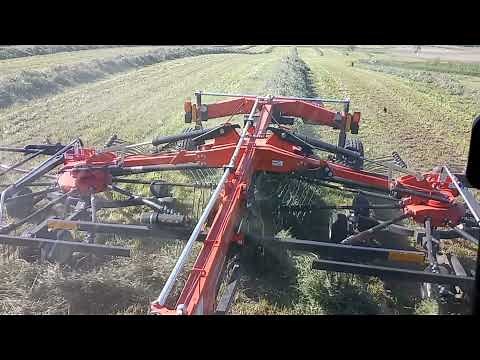 See the Kubota RA2076 Double Rotary Rake and RA1042T Rotary Rake in Action