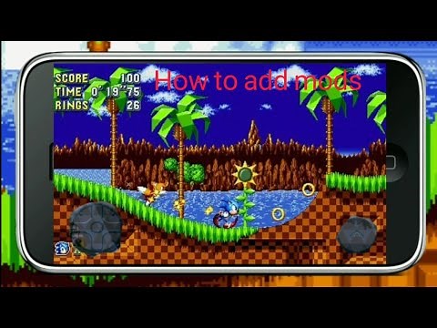 Sonic Mania RSDKv5 mobile How to add mods Tutorial