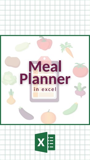 468K views · 121 reactions | Meal Planner in Excel‼️  Get this template at the link in bio‼️ ️ Don’t forget to save this post! 六‍ Get your FREE Excel templates with the link in our bio! 勞 Follow us on TikTok, YouTube, Twitter, Threads, and more with the link in our bio! #excel #exceltips #exceltricks #spreadsheets #corporate #accounting #finance #workhacks #tutorials | CheatSheets | Facebook