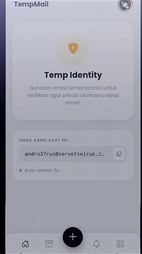 Update tentang TempMail dan Kode JavaScript