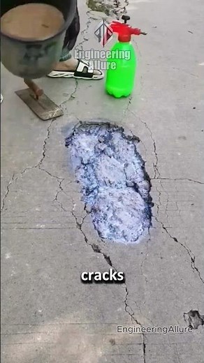 Quick Road Repair Trick: Will It Last? 🥲 #shorts
