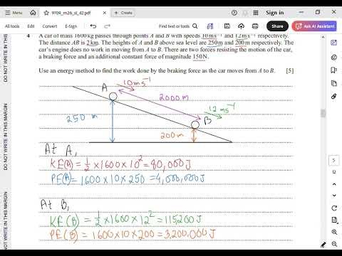 FEBRUARY MARCH 2026 AS/A LEVEL MATHEMATICS 9709 PAPER 42| MECHANICS M1 |9709/42/F/M/26