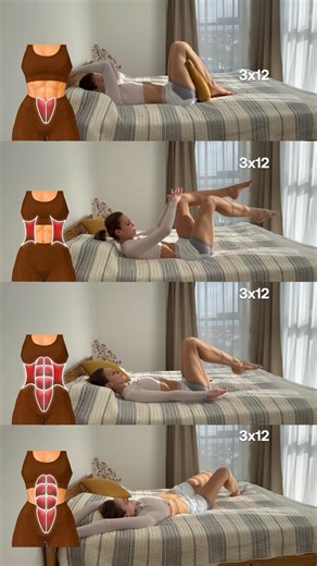 Not leaving your bed today? Try this lazy workout in bed ✨ 👉 Try Home Pilates in the BetterMe app: https://bttrm.co/HomePilates_Workout | BetterMe