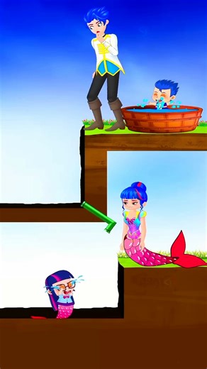 498K views · 8.4K reactions | Please Help Mermaid Pony ❤ #trendingreels #fb #foryou #cartoon #animation #trend #fypシ #short | Gaming Alien | Facebook