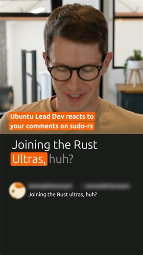 22K views · 134 reactions | “Joining the Rust ultras?” That’s just one of the comments Jon addresses in our latest YouTube video on sudo-rs, the Rust-based reimplementation of sudo. From “Why fix what isn’t broken?” to “Is this about moving GPL code outside Linux?”, Jon responds directly and adds context to the discussion.  Watch the full video: https://youtu.be/6hXqal3BNYM #Ubuntu #OpenSource #Linux #Sudo #Rust | Ubuntu | Facebook