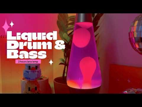 Liquid Drum and Bass (Liquid DnB) 2 Hours | 4K Lava Lamp Visuals | Chill Study / Work / Relax