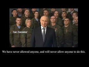 Putin's New Year Speech 2023 - Full English Translation