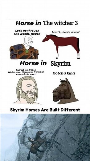 Skyrim Horses Are Built Different