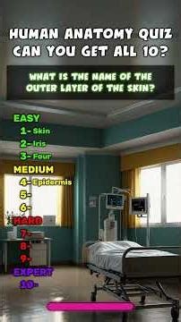 Human Anatomy Quiz - Test Your Body Knowledge 🫀