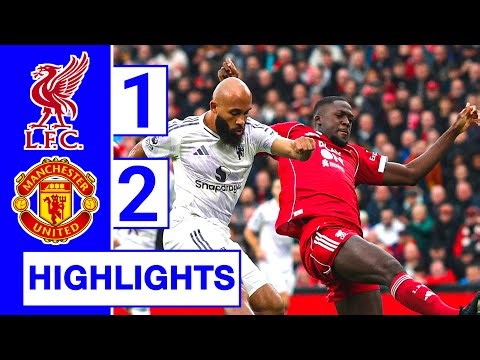 Liverpool vs Manchester United 1-2 Highlights | Brian Mbeumo Goal