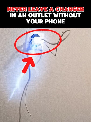 Never EVER leave your cell phone cable plugged in because it can...See More | Lessons Taught By Life