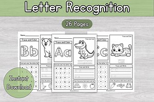 Alphabet Activity Sheets: PDF