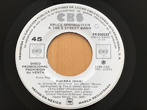 Bruce Springsteen - Guerra = War