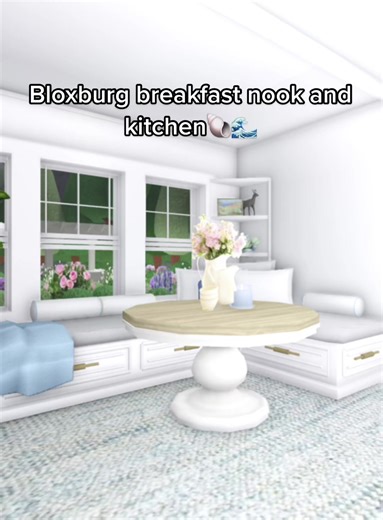 Bloxburg Breakfast Nook and Kitchen Tour Ideas