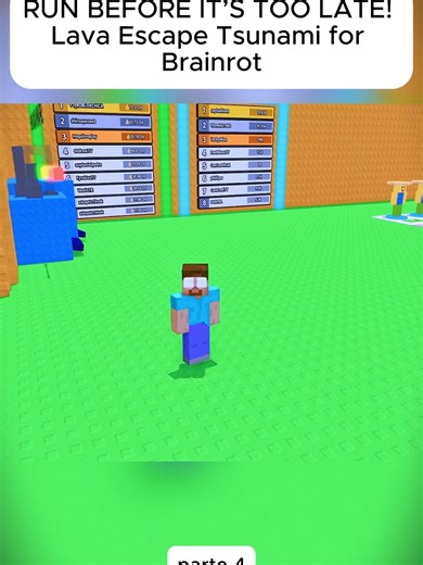 Lava Escape Challenge: Surviving a Tsunami in Minecraft