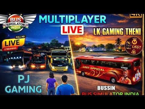 LIVE 🔴 Bus Simulator India Multiplayer | Realistic 4K Gameplay