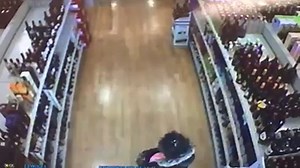 The Waterford Police Department is looking to identify the two suspects in the video. The suspects are described as black females, wearing a parka style jacket and carrying tote bags. They were observed entering Waterford Wine and Spirits, 825 Hartford Road on 2/10/2017 at approximately 3:40 P.M. The two females are observed selecting one expensive bottle of alcohol each, concealing the alcohol and then exiting the store making no attempt to purchase them. They are believed to have fled the scen